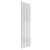 Reina Flat Double Designer Vertical Radiator 1600mm H x 440mm W - White