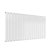 Reina Flat Single Designer Horizontal Radiator 600mm H x 1254mm W White