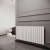 Reina Flat Single Designer Horizontal Radiator 600mm H x 1254mm W White