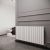 Reina Flat Double Designer Horizontal Radiator 600mm H x 1254mm W White