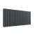 Reina Flat Double Designer Horizontal Radiator 600mm H x 1402mm Anthracite