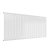 Reina Flat Single Designer Horizontal Radiator 600mm H x 1402mm W White