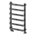 Reina Flora Designer Heated Towel Rail 800mm H x 500mm W Brushed Gun Metal | Thumbnail Image