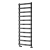 Reina Flora Designer Heated Towel Rail 1500mm H x 500mm W Brushed Gun Metal | Thumbnail Image