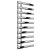 Reina Grace Designer Heated Towel Rail 1140mm H x 500mm W Chrome