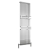 Reina Grande Vertical Designer Radiator 1800mm H x 500mm W - Chrome