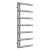 Reina Grosso Polished Stainless Steel Designer Heated Towel Rail