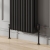 Reina Hedingham 2 Column Designer Vertical Radiator 1800mm H x 465mm W - Black | Thumbnail Image