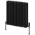 Reina Hedingham Black Horizontal Traditional 2-Column Radiator