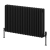 Reina Hedingham Black Horizontal Traditional 2-Column Radiator