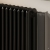 Reina Hedingham Black Vertical Traditional 2-Column Radiator