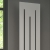 Reina Line Designer Vertical Radiator 1800mm H x 490mm W White | Thumbnail Image