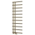 Reina Matera Heated Towel Rail 1412mm H x 500mm W Brushed Brass | Thumbnail Image