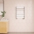 Reina Misa Designer Heated Towel Rail 720mm H x 530mm W Polished Stainless Steel