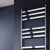Reina Misa Designer Heated Towel Rail 1450mm H x 530mm W Polished Stainless Steel | Thumbnail Image