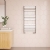 Reina Misa Designer Heated Towel Rail 1120mm H x 530mm W Polished Stainless Steel | Thumbnail Image