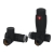 Reina Modal Dual Fuel Corner Radiator Valves Pair - Black