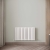 Reina Neva Single Designer Horizontal Radiator 550mm H x 826mm W White