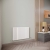 Reina Neva Single Designer Horizontal Radiator 550mm H x 826mm W White
