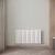 Reina Neva Single Designer Horizontal Radiator 550mm H x 1003mm W White