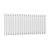 Reina Neva Single Designer Horizontal Radiator 550mm H x 1180mm W White