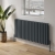 Reina Neva Designer Radiator 550mm H x 590mm W Double Anthracite | Thumbnail Image