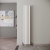 Reina Neva Single Designer Vertical Radiator 1800mm H x 295mm W White