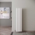 Reina Neva Designer Radiator 1500mm H x 354mm W Double White
