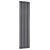 Reina Neva Single Designer Vertical Radiator 1800mm H x 413mm W Anthracite