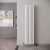 Reina Neva Double Designer Vertical Radiator 1800mm H x 413mm W White