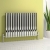 Reina Neva Designer Radiator 550mm H x 1180mm W Single Chrome