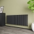 Reina Neva Single Designer Horizontal Radiator 550mm H x 1416mm W Anthracite
