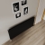 Reina Nevah Double Designer Horizontal Radiator 295mm H x 1200mm W Anthracite