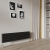 Reina Nevah Double Designer Horizontal Radiator 295mm H x 1200mm W Anthracite
