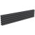 Reina Nevah Double Designer Horizontal Radiator 295mm H x 1400mm W Anthracite