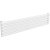 Reina Nevah Single Designer Horizontal Radiator 295mm H x 1400mm W White