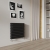 Reina Nevah Double Designer Horizontal Radiator 590mm H x 600mm W Anthracite