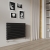 Reina Nevah Double Designer Horizontal Radiator 590mm H x 800mm W Anthracite