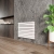 Reina Nevah Double Designer Horizontal Radiator 590mm H x 800mm W White