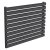 Reina Nevah Single Designer Horizontal Radiator 590mm H x 800mm W Anthracite