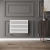 Reina Nevah Single Designer Horizontal Radiator 590mm H x 800mm W White