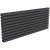 Reina Nevah Double Designer Horizontal Radiator 590mm H x 1400mm W Anthracite