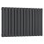 Reina Neval Double Horizontal Aluminium Radiator 600mm H x 817mm W Anthracite