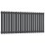 Reina Neval Single Horizontal Aluminium Radiator 600mm H x 1171mm W Anthracite