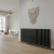 Reina Neval Single Horizontal Aluminium Radiator 600mm H x 1407mm W Anthracite