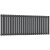 Reina Neval Single Horizontal Aluminium Radiator 600mm H x 1407mm W Anthracite