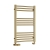 Reina Ottone Brushed Brass Designer Heated Ladder Towel Rail