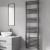 Reina Ottone Brushed Gun Metal Designer Heated Ladder Towel Rail