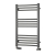 Reina Ottone Brushed Gun Metal Designer Heated Ladder Towel Rail