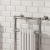 Reina Oxford Traditional Radiator Heated Towel Rail 960mm H x 536mm W White/Chrome | Thumbnail Image